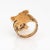 Mid 20th Century Winged Fairy Ring Vintage 14k Yellow Gold Nymph Sz 5 Ethereal Fine Jewelry For Sale - Image 5 of 7