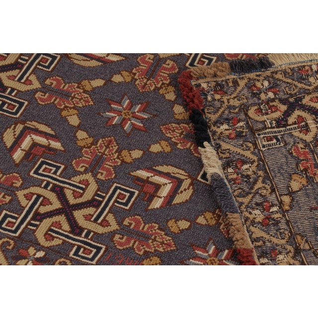 Antique Swedish Tapestry With All-Over Geometric & Symbolic Design - Rug & Kilim For Sale - Image 10 of 10