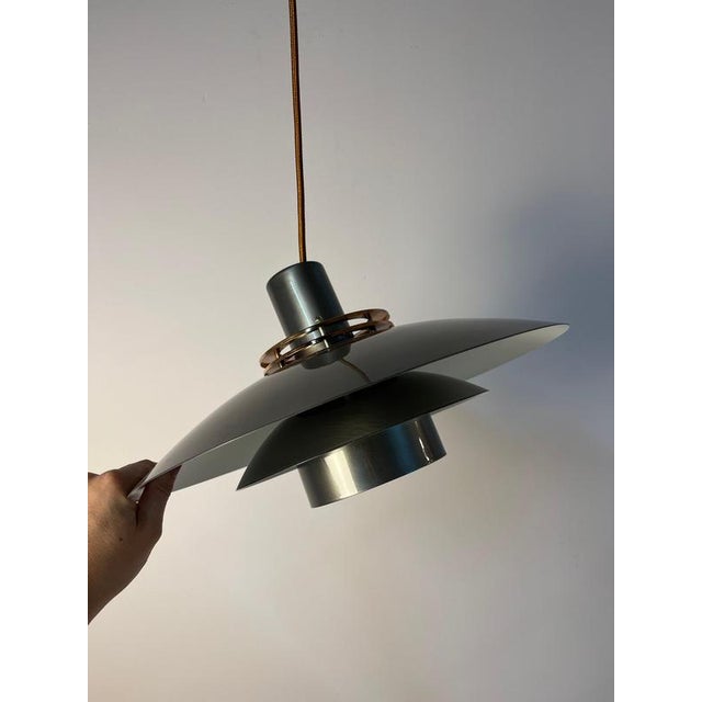 Small Silver Copper Leto Pendant Lamp from Top Lamper For Sale - Image 5 of 11