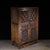 1990s Rosewood Curio Display Cabinet With Reticulated Doors, Two Drawers For Sale - Image 9 of 10