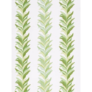 Sample - The House of Scalamandré Chira Island Wallpaper, Leaf For Sale