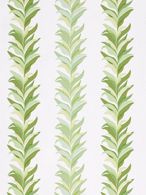 Sample - The House of Scalamandré Chira Island Wallpaper, Leaf