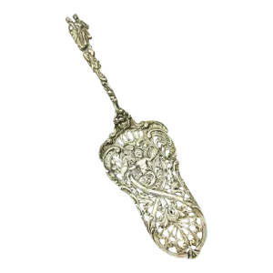 Late 19th Century Italian Silver Plate Dessert Server