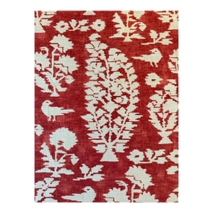 Thibaut F972599 Allaire Red Fabric 2 1/2 Yards