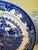 Vintage Blue & White Chinoiserie Willow Style Decorative Plate For Sale In Miami - Image 6 of 12