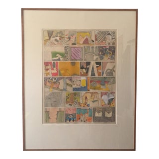 1980s Jim Thornton Abstract Painting For Sale