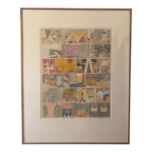 1980s Jim Thornton Abstract Painting