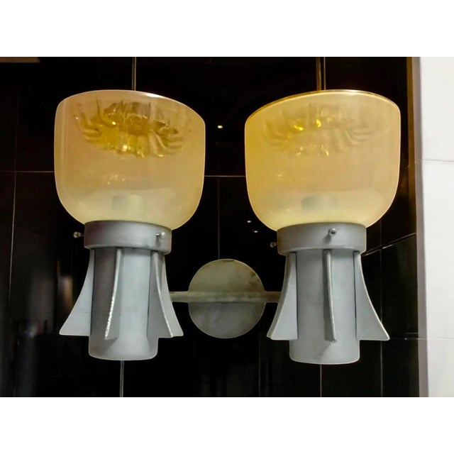 Metal Double Light Rocket Lamp For Sale - Image 7 of 18