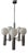 Spaceage Chandelier by Hustadt, Germany, 1970s For Sale