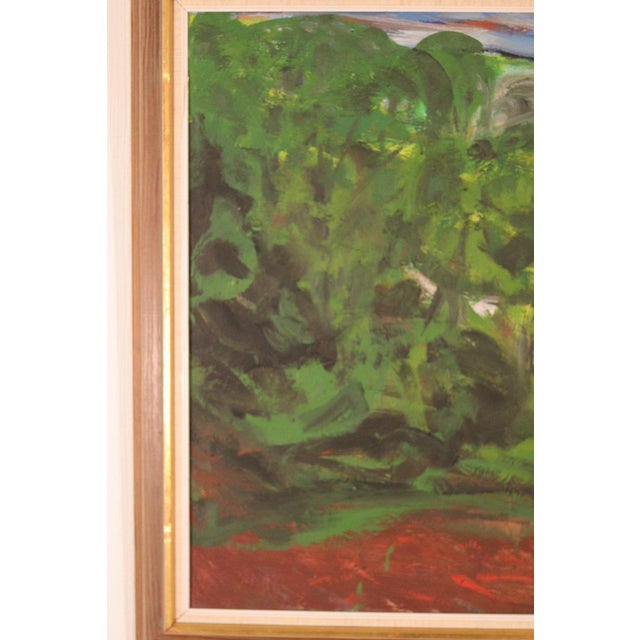 Alf Samuelsson, Lush Landscape, 1960s, Oil on Canvas, Framed For Sale - Image 16 of 18
