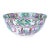 Vintage Chinese Rose Medallion Famille Rose Enameled Porcelain Bowl For Sale