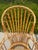 Brown Vintage Rattan High Back Windsor Armchairs, a Set of 4 in the Style of Franco Albini For Sale - Image 8 of 9