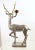 Mid-Century Modern 1970s Pewter and Brass Reindeer Candlestick For Sale - Image 3 of 10