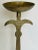 Metal Vintage Brutalist Hammered Steel Pricket Candlesticks a Pair For Sale - Image 7 of 7