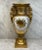Beautiful 19th century important French vase with hand painted gold gilt crest or coat of arms on one side; a stunning...