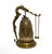 1960s Vintage Asian Temple Dragon Bronze Bell on Stand Hammer Pendulum Rare. For Sale - Image 5 of 11