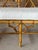 Vintage Rattan Chippendale Fretwork Settee Bench With New Sunbrella Cushion For Sale In Naples, FL - Image 6 of 12