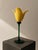 Pure sunshine in glass form — a spectacular Murano-style hand-blown art glass tulip flower vase in the most vibrant,...