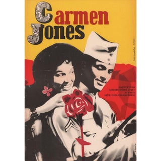 Carmen Jones 1965 Czech A3 Film Poster For Sale