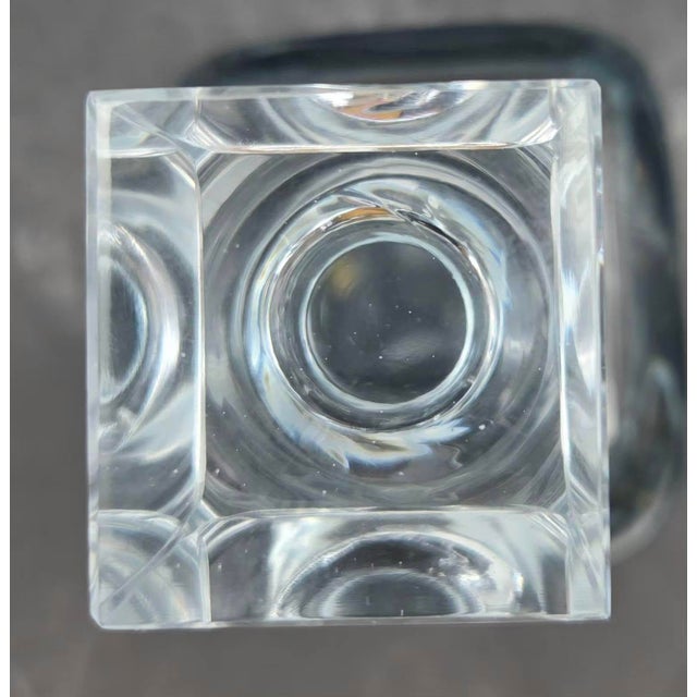 Transparent Vintage Strömbergshyttan Crystal Decanter Designed by Gerda Strömberg For Sale - Image 8 of 9