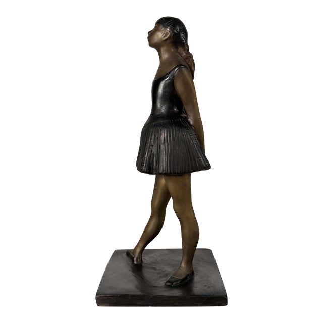 Bronze Ballerina Sculpture After Degas - 17” Tall For Sale