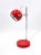 Mid-Century Modern Space Age Red Eyeball Table Lamp For Sale - Image 3 of 7