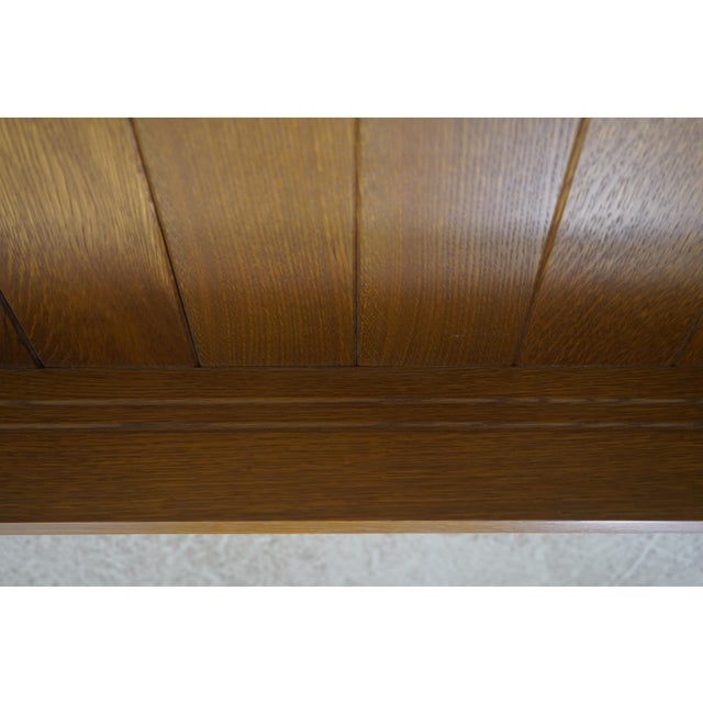 Brown Stickley Mission Oak Hanging Shelf Plate Rack For Sale - Image 8 of 10