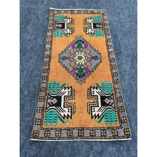 Turkish Yastik Rug 1'7" x 3'4" For Sale - Image 4 of 5