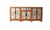 Vintage Mongolian Hand Painted Elm Wood Large Cabinet W/ Six Doors 77" W For Sale - Image 11 of 11