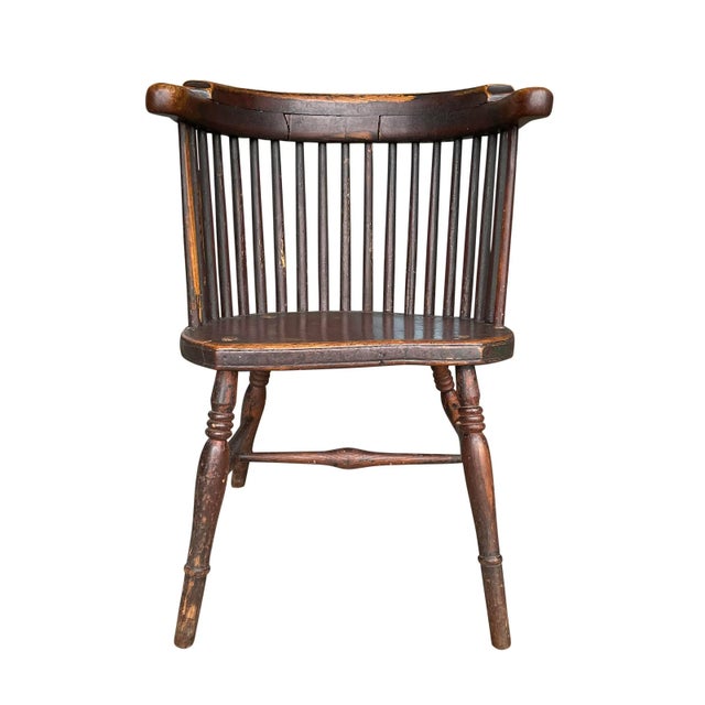 19th Century English Barrelback Windsor Chair For Sale - Image 13 of 13