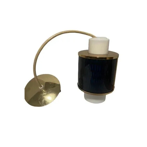 Mid Century Modern Moe Honeycomb Pendent Light / Blue For Sale - Image 10 of 11