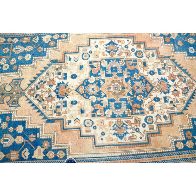 1960s Vintage Wool Rug For Sale - Image 11 of 12