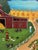 Paint 1980s Folk Art Landscape Oil on Canvas by J Young For Sale - Image 7 of 9