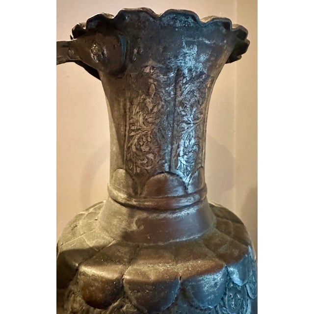 Antique Middle Eastern Water Pitcher For Sale - Image 4 of 8