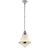 Thomas O'Brien for Visual Comfort Signature Gale Small Pendant in Polished Nickel with White Glass For Sale