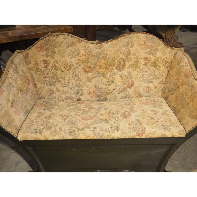 Rare 18th Century English Lacquered Curricle Gig Seat With Coat of Arms For Sale - Image 14 of 18