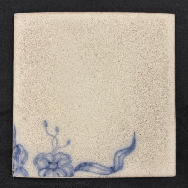 Decorative Ceramic Tile Panel - Watteau Fruit Urn For Sale - Image 4 of 10