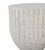Modern Outdoor White Cement End Table For Sale - Image 4 of 9