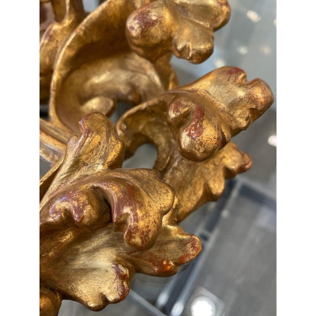 Wood Baroque Gold Leaf-Gilded Carved Wood Frame, 1750 For Sale - Image 7 of 14