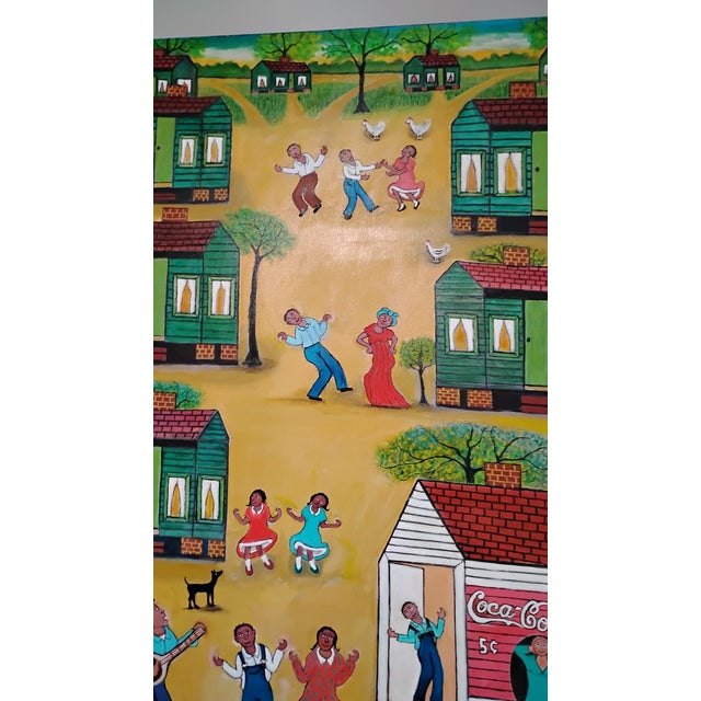 Original Lorenzo Scott Oil Paint "Where Lorenzo Was Raised Up in West End". For Sale - Image 11 of 13