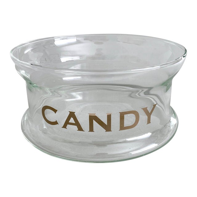 Glass Candy Display Bowl Chairish