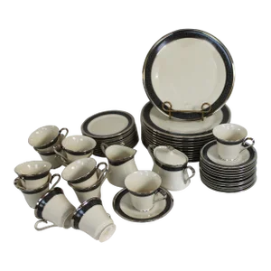 Lenox China Moonlight Mood- Service for 12 Plus Sugar/Creamer 63 PCS