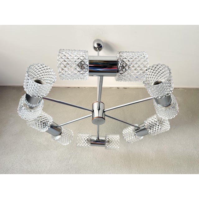 Vintage Chandelier from Kaiser Leuchten, 1970s For Sale - Image 14 of 17