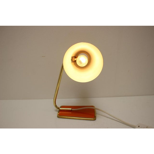 Metal Table Lamp, Czechoslovakia, 1960s For Sale - Image 7 of 10