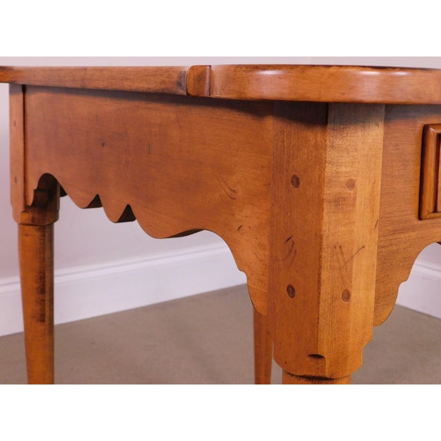Ethan Allen Circa 1776 Collection Maple One Drawer Side Table Chairish