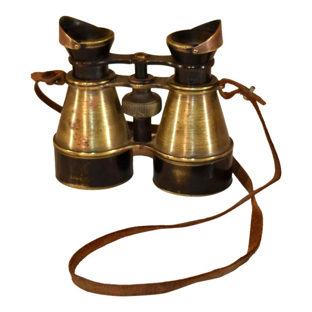 Pair of Brass Field Binoculars by W. Watson &. Sons of London For Sale