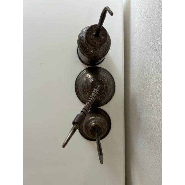 Chrome Vintage Style Collection of Oil Cans- Ballard Designs For Sale - Image 8 of 11