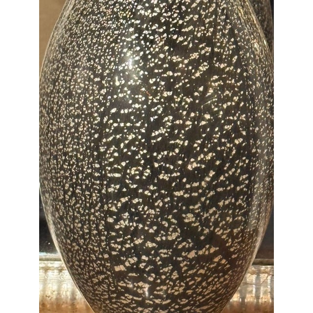 Black Murano Glass Vase For Sale - Image 4 of 5
