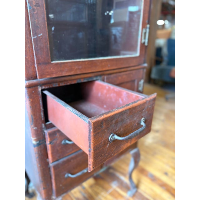 Vintage Apothecary Medical Cabinet For Sale - Image 10 of 12