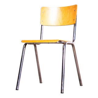 20th Century Dutch University Stacking Dining Chair For Sale